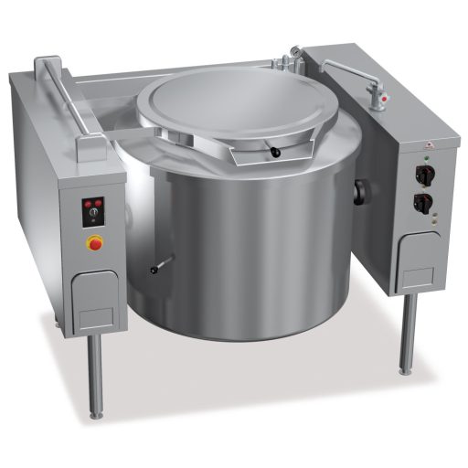 Billenthető főzőüst indirekt fűtéssel, 200 literes, elektromos – BERTO'S E9P20IR