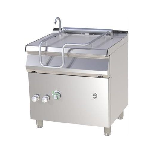RM GASTRO BRM 780 G Billenő serpenyő, gázüzemű, motorikus billentéssel, 50 literes