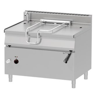   RM GASTRO REDFOX BRM 90/120 E/N Billenő serpenyő, el 120L, motorikus billentéssel, rozsdamentes acél fenéklemezzel