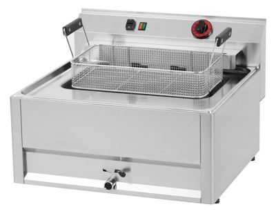 RM GASTRO REDFOX FE 66 ELT Olajsütő elektromos egymedencés 16 literes, 660mm, 1 kosárral
