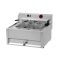 RM GASTRO REDFOX FE 66/3 ELT Olajsütő elektromos egymedencés 16literes, 660mm, 3 kosárral