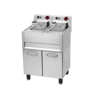   RM GASTRO REDFOX FE 61 ELT Olajsütő elektromos, álló, 2x8L medencés, 660mm