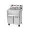 RM GASTRO REDFOX FE 61 ELT Olajsütő elektromos, álló, 2x8L medencés, 660mm