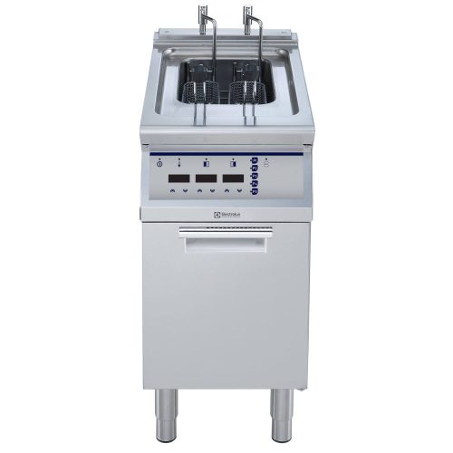 Automata olajsütő, elektromos, 15 literes medencével, ajtós szekrénnyel, 10kW – ELECTROLUX PROFESSIONAL 371083