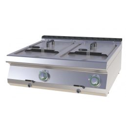   RM GASTRO FE 708-13 E Elektromos olajsütő 2x13 literes asztali, 800mm
