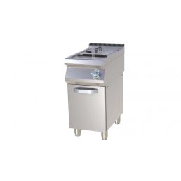   RM GASTRO FE 740-13 E Elektromos olajsütő 13 literes, ajtós tárolóval, 400mm