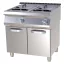 RM GASTRO FE 780-13 E Elektromos olajsütő 2x13 literes, ajtós tárolóval, 800mm