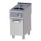 RM GASTRO FE 740-17 G Gázüzemű olajsütő 17 literes, ajtós tárolóval, 400mm