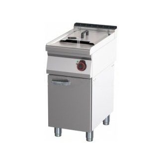   RM GASTRO REDFOX FE 70/40 E Elektromos olajsütő 17 literes, tárolószekrénnyel, 400mm