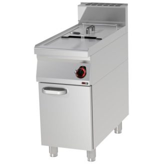   RM GASTRO REDFOX FE 90/40-17 E Elektromos olajsütő 17 literes, ajtós tárolóval, 400mm