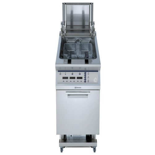 Gázüzemű olajsütő, programozható, automata kosáremelővel, 23 literes – ELECTROLUX PROFESSIONAL 391343