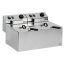 RM GASTRO REDFOX FE 44 E Olajsütő elektromos, asztali 2x5 literes medencével, 360mm, 2x2,1kW