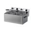 RM GASTRO REDFOX FE 77 T Olajsütő elektromos, asztali 2x8 literes medence, 540mm, 12kW