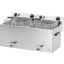 RM GASTRO REDFOX FE 1010 T Olajsütő elektromos, asztali 2x11L medencés, 720mm, 2 kosárral