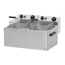   RM GASTRO REDFOX FE 77 Olajsütő elektromos, asztali 2x8L medencés, 540mm