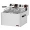 RM GASTRO REDFOX FE 44 S Olajsütő elektromos, asztali 2x5 literes medencével, 360mm, 2x3kW