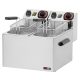 RM GASTRO REDFOX FE 44 S Olajsütő elektromos, asztali 2x5 literes medencével, 360mm, 2x3kW