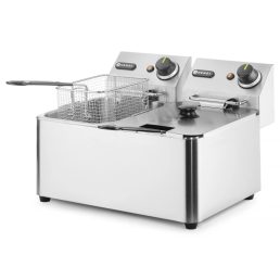   HENDI 205846 Olajsütő, 2*4 literes tartállyal "KITCHEN LINE"