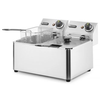   HENDI 205846 Olajsütő, 2*4 literes tartállyal "KITCHEN LINE"