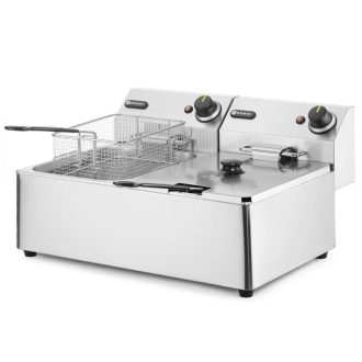   HENDI 205853 Olajsütő, 2*6 literes tartállyal "KITCHEN LINE"