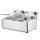 HENDI 205853 Olajsütő, 2*6 literes tartállyal "KITCHEN LINE"