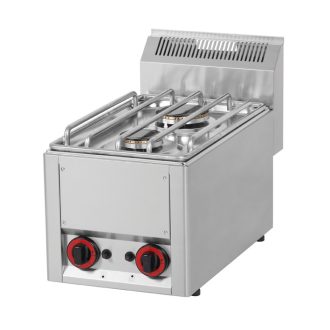   RM GASTRO REDFOX SP 30 GL Gáztűzhely asztali, 2 égőrózsával (3kW + 3,6kW)