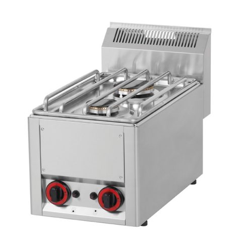 RM GASTRO REDFOX SP 30 GL Gáztűzhely asztali, 2 égőrózsával (3kW + 3,6kW)