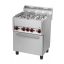 RM GASTRO REDFOX SPT 60 GL Gáztűzhely 4 égős (2x3,6kW+2x3kW), GN1/1 elektromos légkeveréses sütővel