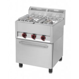   RM GASTRO REDFOX SPT 62 GLS Gáztűzhely 2 égős (2x8kW), GN1/1 elektromos légkeveréses sütővel