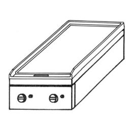   EMAX KGO-237 MA 2 Asztali zártégős gáztűzhely (melegítőlap), 4,2kW