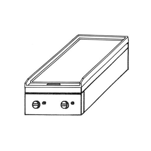 EMAX KGO-237 MA 2 Asztali zártégős gáztűzhely (melegítőlap), 4,2kW