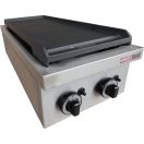 EMAX KGO-237 MA 3 Asztali szeletsütő lap sima vagy bordázott sütőlappal, gázüzemű, 4,2kW