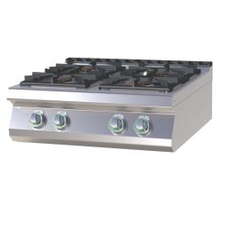   RM GASTRO SP 708 G Gáztűzhely asztali, 4 égős, 800mm (2x 4,5kW + 2x 7,5kW)