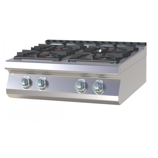 RM GASTRO SP 708 G Gáztűzhely asztali, 4 égős, 800mm (2x 4,5kW + 2x 7,5kW)
