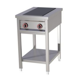   RM GASTRO REDFOX SPF 50 Főzőasztal elektromos főzőlappal, szabadonálló (2x 3kW)