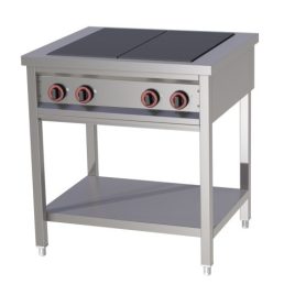   RM GASTRO REDFOX SPF 80 Főzőasztal elektromos főzőlappal, szabadonálló (4x 3kW)