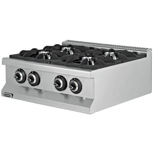 Asztali gáztűzhely, 4 égős, 25,3kW – EMPERO EMP.7KG020
