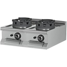  Wok gáztűzhely, asztali, 2 égős, 2x18kW – EMPERO EMP.7WK020