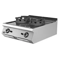   Wok gáztűzhely, asztali, 2 égős, 2x18kW – EMPERO EMP.PLS.7WK020