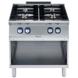   4 égős gáztűzhely nyitott alsó tárolóval, 800 mm – ELECTROLUX PROFESSIONAL 371178