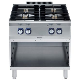   4 égős gáztűzhely nyitott alsó tárolóval, 800 mm – ELECTROLUX PROFESSIONAL 371178