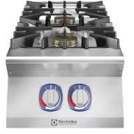   Asztali gáztűzhely, 2 égős (2x10 kW), edényérzékelő rendszerrel, 400mm – ELECTROLUX PROFESSIONAL 391640