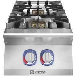   Asztali gáztűzhely, 2 égős (2x10 kW), edényérzékelő rendszerrel, 400mm – ELECTROLUX PROFESSIONAL 391640