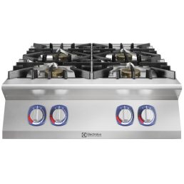   Asztali gáztűzhely, 4 égős (4x10 kW), edényérzékelő rendszerrel, 800mm – ELECTROLUX PROFESSIONAL 391641