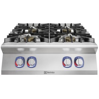   Asztali gáztűzhely, 4 égős (4x10 kW), edényérzékelő rendszerrel, 800mm – ELECTROLUX PROFESSIONAL 391641