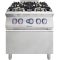 Gáztűzhely, 2 égős (2x10 kW), edényérzékelő rendszerrel, GN2/1 statikus sütővel (8,5 kW), 800mm – ELECTROLUX PROFESSIONAL 391642