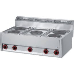   RM GASTRO REDFOX SP 90/5 ELS Tűzhely elektromos asztali, öt főzőlapos