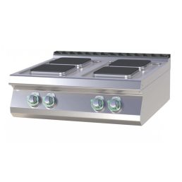   RM GASTRO SPQ 708 E Tűzhely elektromos asztali, négy négyzet-főzőlappal, 800mm