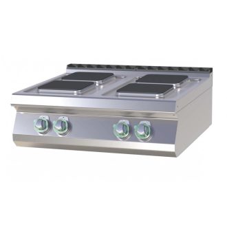   RM GASTRO SPQ 708 E Tűzhely elektromos asztali, négy négyzet-főzőlappal, 800mm