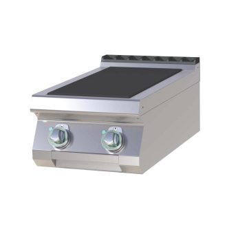   RM GASTRO SPL 704 E Tűzhely elektromos asztali, két négyzet alakú főzőlappal, 400mm